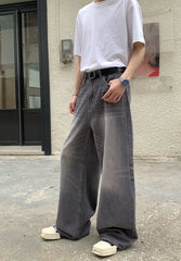 Vintage Washed Wide Leg Pants