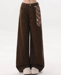 Vintage Wide Leg Straight Jeans