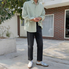 Washed Long Sleeve Shirt