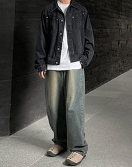Washed Denim Casual Jacket Stylish Trendy Coat
