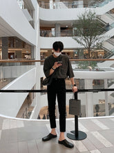 Washed Gray Loose Fit T-Shirt