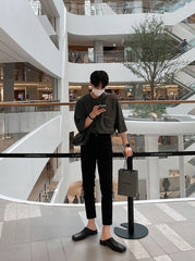 Washed Gray Loose Fit T-Shirt