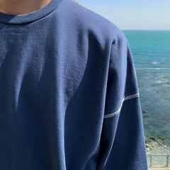 Washed Pullover Loose Sweatshirt