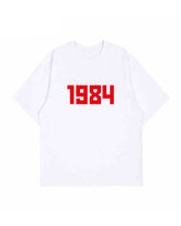 White 1984 Crewneck T-Shirt
