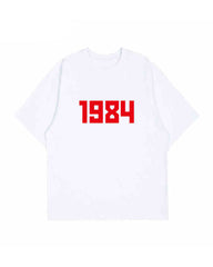 White 1984 Crewneck T-Shirt