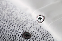 White And Black Splatter-Style Ombre Shirt