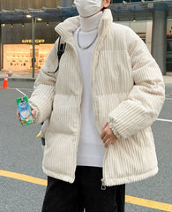 White Chunky Corduroy Jacket