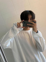 White Casual Long Sleeve Shirt