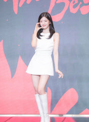 White Elegant A-Line Dress