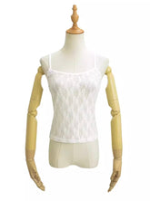 White Sheer Summer Lace Top
