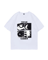 White 'Teenager' Crewneck T-Shirt