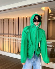 Windproof Hooded Casual Jacket