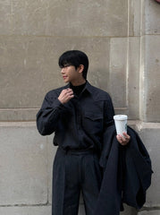 Winter Loose Fit Thickened Suit Collar Coat