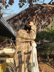 Winter Plaid Thick Long Sleeve Shirt