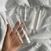 Coffee Tumbler Glass