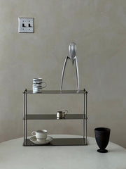 Bauhaus Stainless Steel Metal Storage Rack