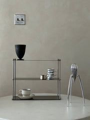 Bauhaus Stainless Steel Metal Storage Rack