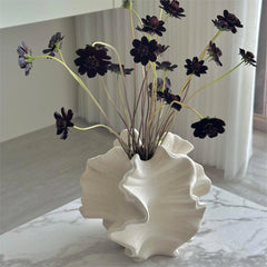Minimalist Coral Ceramic Vase
