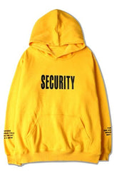 Yellow Security Hoodie