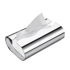 Minimalist Chrome Tissue Box
