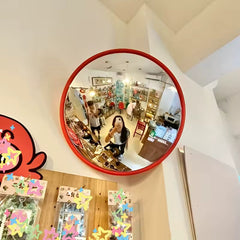 Wide-Angle Convex Wall Mirror