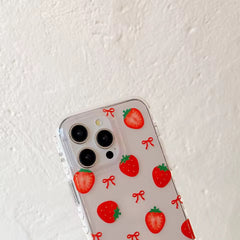 Strawberry Bow iPhone Case