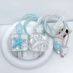 Starfish Crystal USB Cable Protector