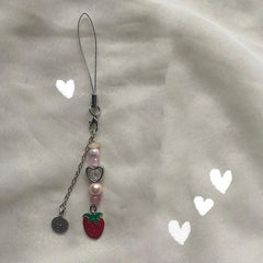 Strawberry Keychain & Phone Chain