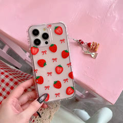 Strawberry Bow iPhone Case