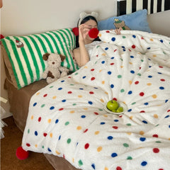 Teddy Velvet Duvet Cover Set