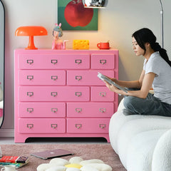 Aesthetic Pink Storage Cabinet