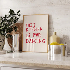 Heart Red Quote Poster