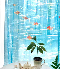 Goldfish Ocean Sheer Curtain