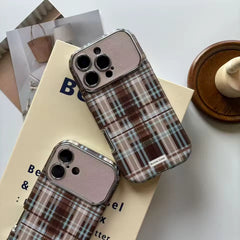 Retro Preppy Plaid iPhone Case