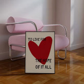 Red Heart Poster