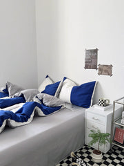 Minimalist Navy Duvet Cover Set