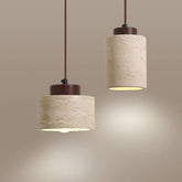 Japandi Textured Pendant Light