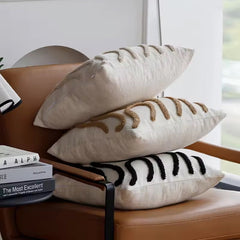 Abstract Line Pillow Cover