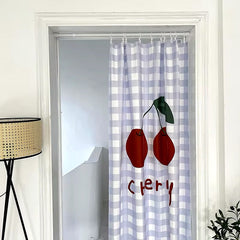 Pastel Half Curtains for Bedroom