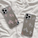 Pink Cross iPhone Case