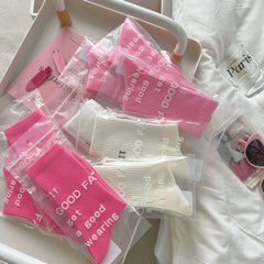 Y2k Pink Socks