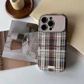 Retro Preppy Plaid iPhone Case