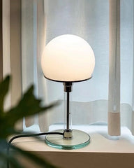 Bauhaus Chrome Mushroom Table Lamp