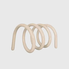 Modern Spring Metal Book Rack