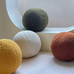 Japandi Boucle Ball Cushion