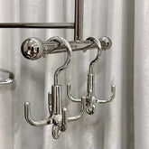 Silver Rotating Clothes Hook