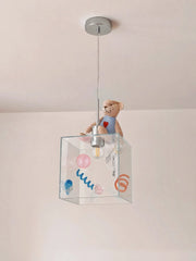 Modern Square Glass Pendant Light