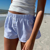 Striped Pajama Shorts