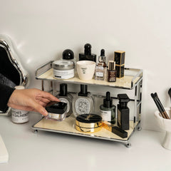 Double-Layer Acrylic Vanity Organizer