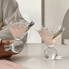Vintage Short Stem Martini Glass